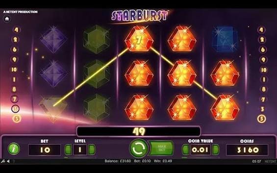 Starburst Slot Den Strålende Spillemaskine Starburst Slot Den Strålende Spillemaskine